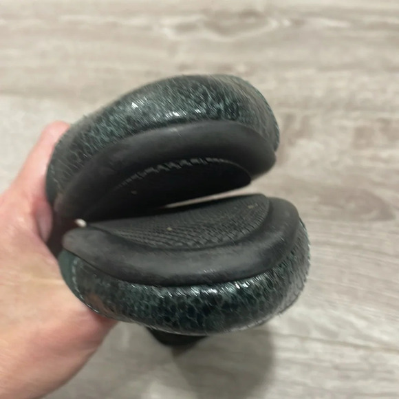 G.H. BASS & CO Cara Green Leather Suede Reptile Ballet Flat 8.5 - Picture 13 of 14